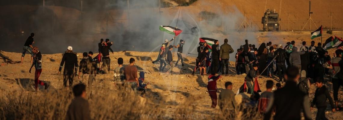 الفلسطينيون يشاركون في الحراك البحري التاسع عشر شمال قطاع غزة