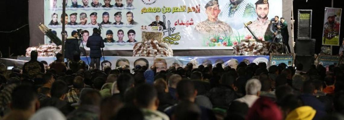 خانيونس: السرايا تؤبن الشهيدين "محمد شراب وهيثم البكري" وتكرم عائلة قائد اركان المقاومة بهاء أبو العطا