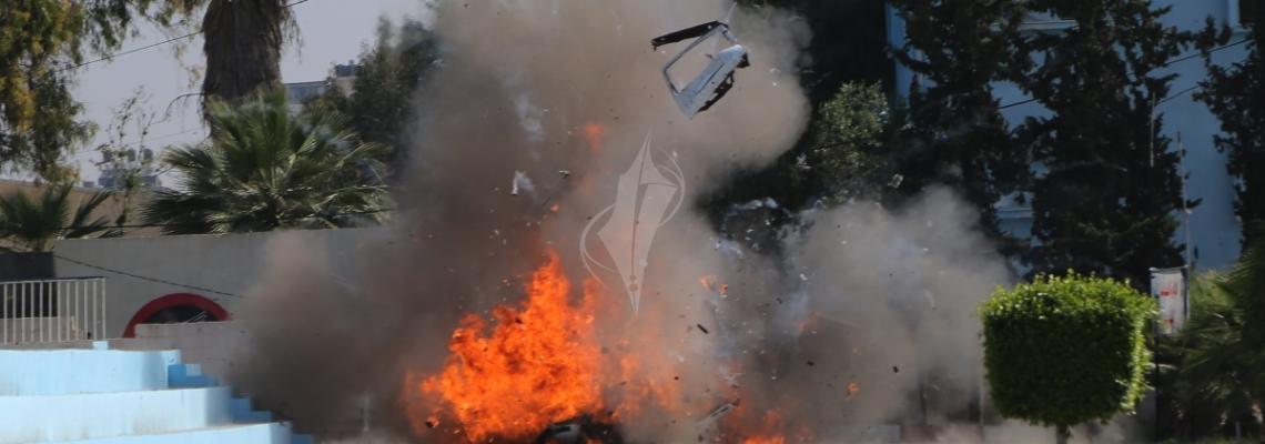 بالصور:وزارة الداخلية بغزة تنظم مناورة عسكرية لرفع جهوزية الأجهزة الأمنية للتعامل في حالات الطوارئ