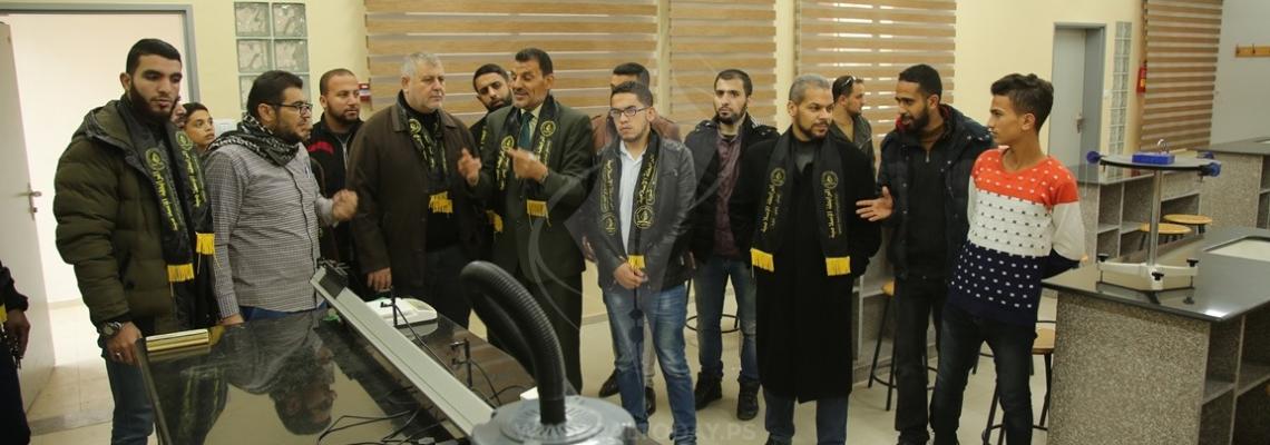 الرابطة الإسلامية بغزة تنظم زيارة لمدرسة جمال عبد الناصر الثانوية شرق غزة بحضور القيادي خالد البطش