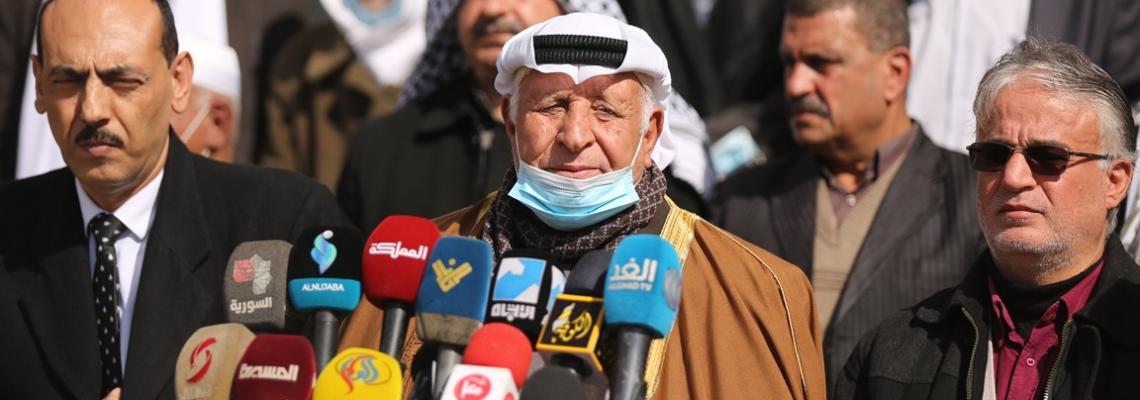 مؤتمر بغزة للهيئة العليا لشؤون العشائر لعرض رسالتهم للمجتمعين في القاهرة