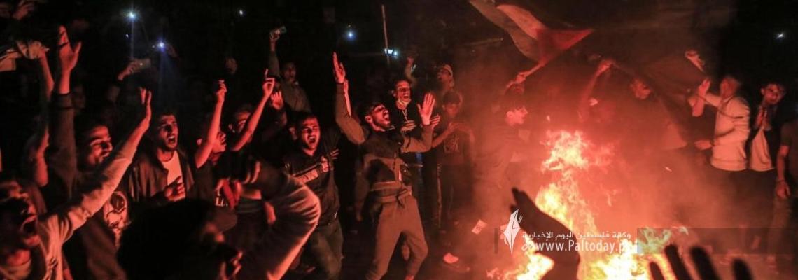 مسيرات عفوية في قطاع غزة دعمًا للقدس وأهلها