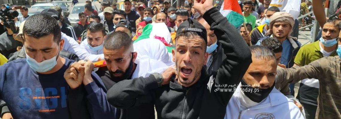 رفح تشييع جثمان الطفل يوسف ابو جزر بعد تسليم جثمانه من قبل الاحتلال وذلك بعد احتجاز دام 3أعوام.