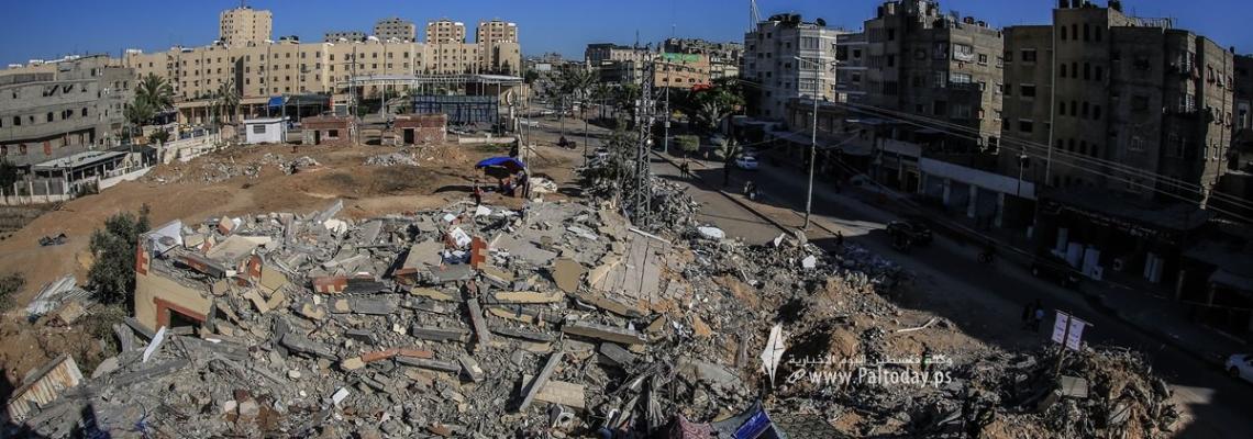 مشاهد الدمار فى بيت لاهيا مازالت تروي وحشية الإحتلال الاسرائيلى