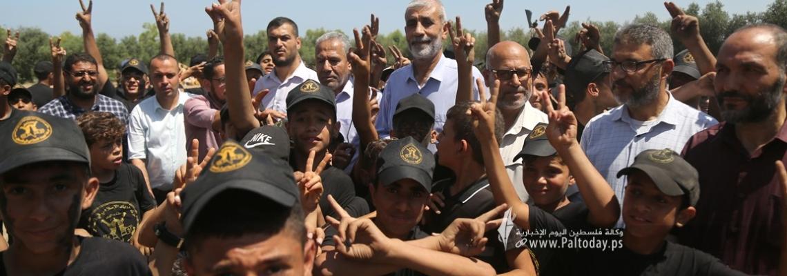 بالصور:لليوم الثاني.. استمرار مخيمات سيف القدس.. اقترب الوعد في قطاع غزة