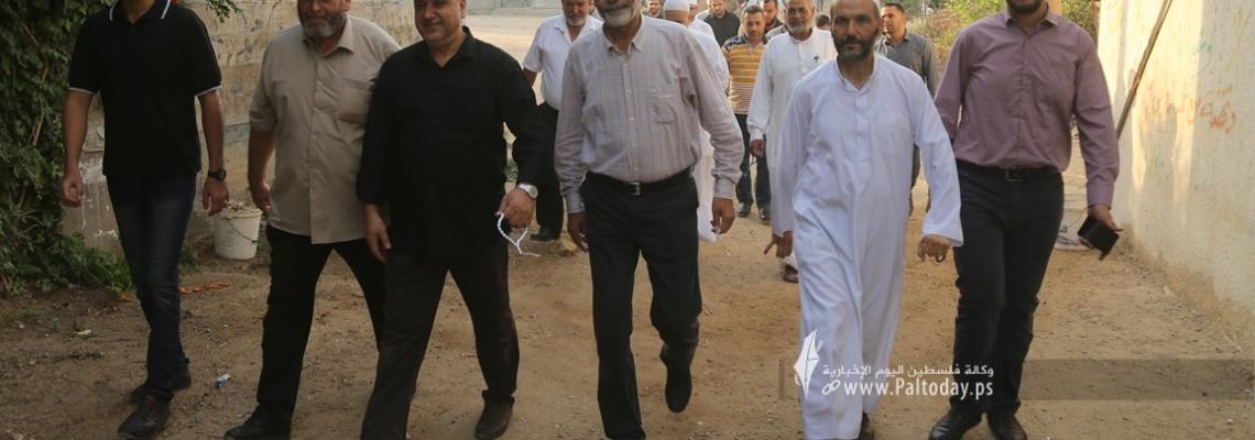 بالصور:زيارة الجهاد الإسلامي وسرايا القدس لمنازل عوائل شهداء معركة سيف القدس في عيد الأضحى المبارك