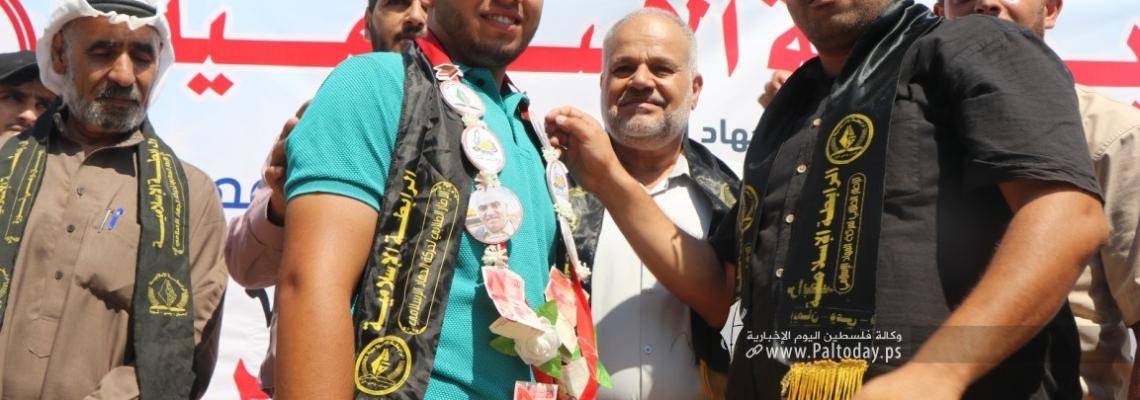 بالصور:الرابطة الإسلامية تعلن عن فعاليات فوج سيف القدس في قطاع غزة.