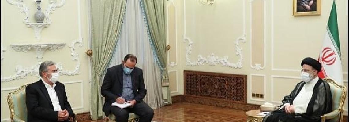 بالصور:الرئيس الايراني ابراهيم رئيسي يستقبل امين عام الجهاد الاسلامي القائد زياد النخالة في طهران