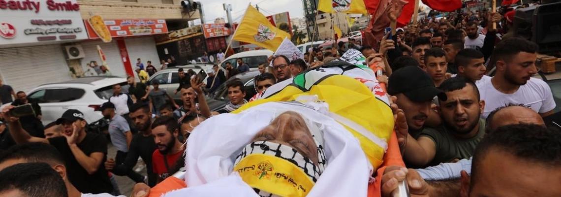 بالصور:وداع وتشييع جثمان الشهيد الأسير حسين مسالمة في مدينة بيت لحم
