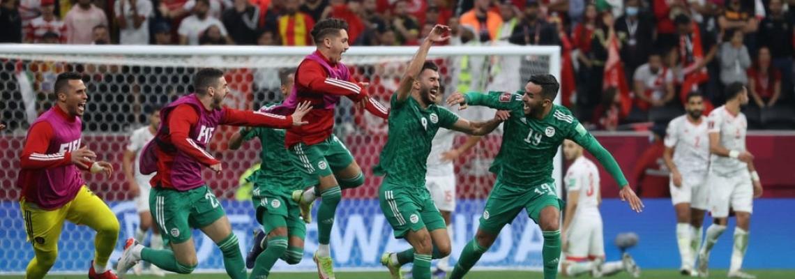 بالصور: الجزائر تتوج بكأس العرب لكرة القدم بعد هزيمة المنتخب التونسي