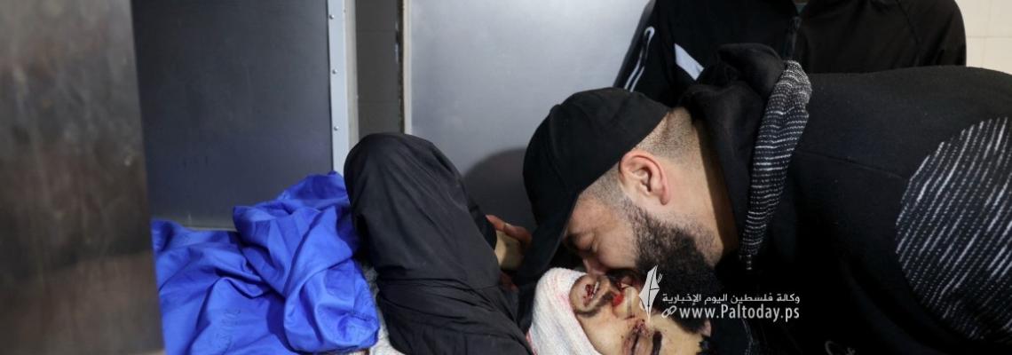 بالصور: من مخيم بلاطة.. حيث استشهد فجر اليوم الشاب باكير حشاش برصاص الاحتلال