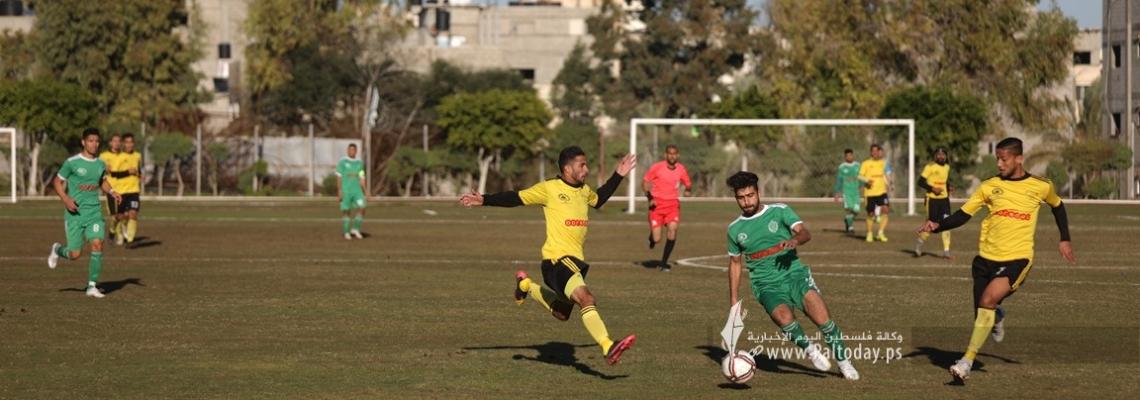 بالصور: تعادل اتحاد الشجاعية وشباب جباليا في منافسات بطولة دوري الدرجة الممتازة