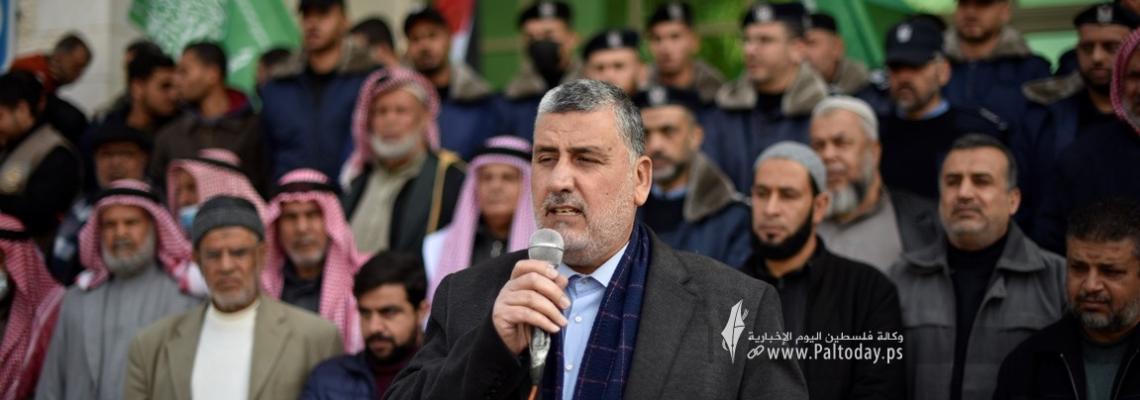 وقفة في خانيونس تنديدًا بعملية اغتيال شهداء نابلس