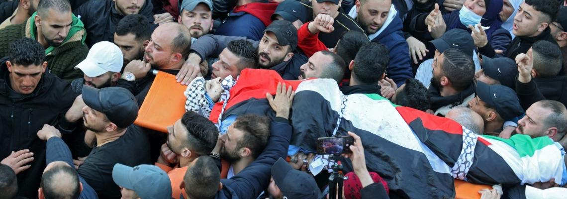بالصور: من جنازة تشييع شهداء  عملية نابلس