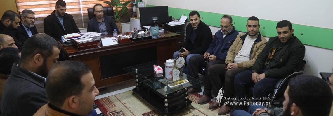 بالصور: حركة الجهاد الإسلامي إقليم غزة تكرم وكالة فلسطين اليوم تقديراً لدورها الإعلامي المميز في تغطية القضايا الوطنية