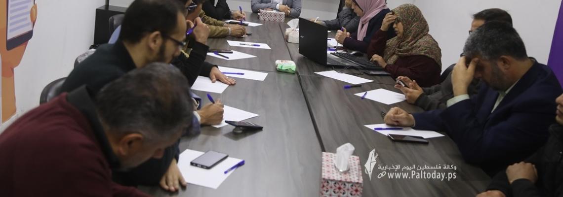 بالصور: ندوة حوارية للجنة دعم الصحفيين حول الأسرى الصحفيين