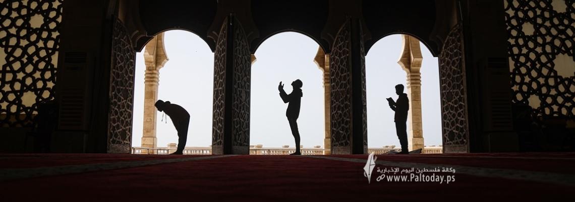بالصور:أبرز المساجد في غزة خلال شهر رمضان