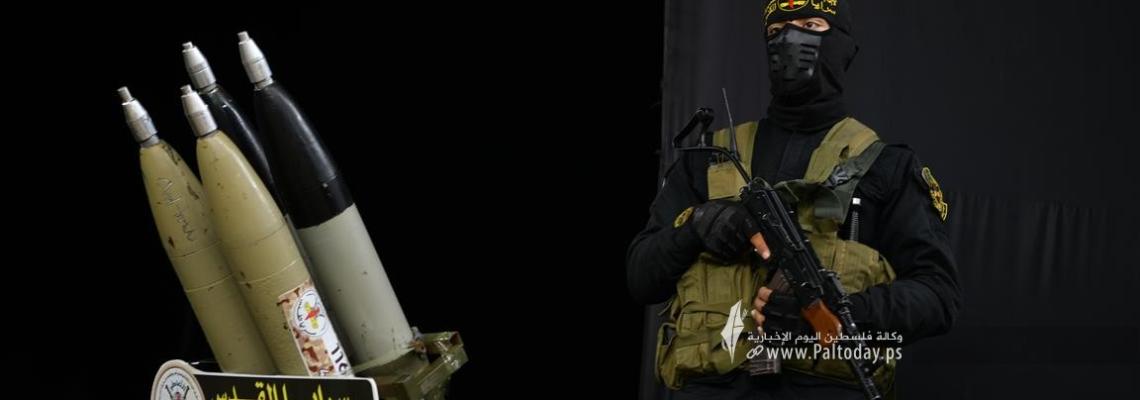 سرايا القدس تؤبن القائد الشهيد « ياسر المصري » في مدينة دير البلح