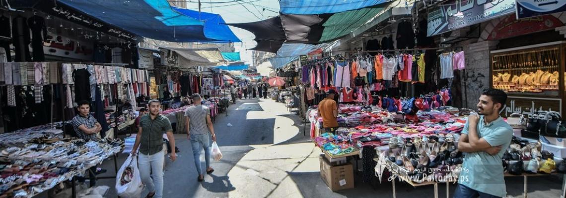 الكساد يغزو أسواق غزة عشية عيد الأضحى المبارك