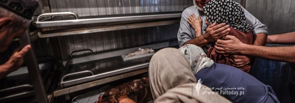 شهيدان وعدد من الاصابات بعد قصف الجيش الاسرائيلي مجموعة من المواطنين غرب مدينة خان يونس