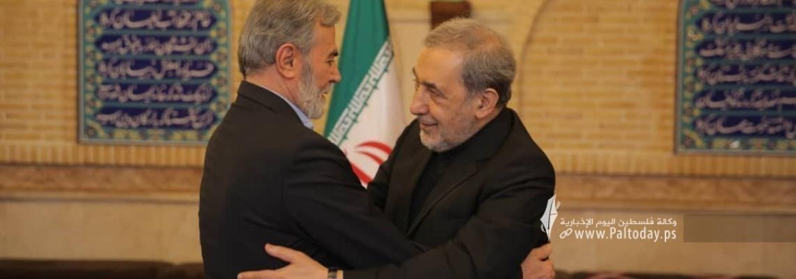 بالصور : علي أكبر ولايتي ، مستشار المرشد الأعلى للشؤون الدولية يستقبل الأمين العام لحركة الجهاد الإسلامي