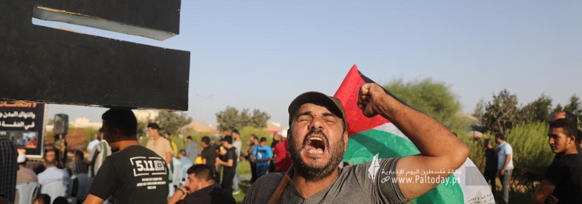 بالصور : مهرجان للفصائل بمخيم العودة ملكة شرق غزة رفضاً لاقتحامات الأقصى وانتهاك المدن والمخيمات في الضفة