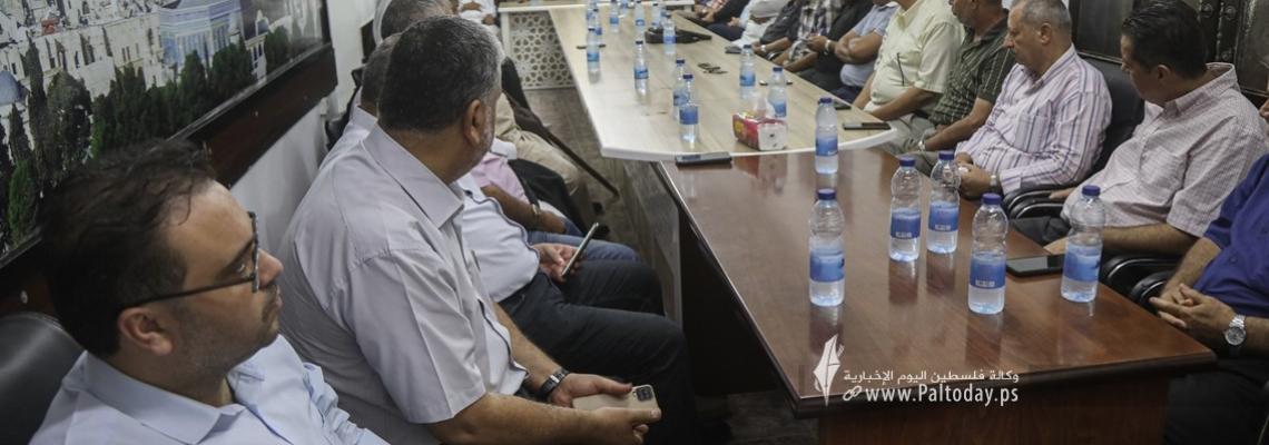 بالصور : اجتماع فصائلي للجنة العلاقات والوطنية والاسلامية ولجنة شؤون العشائر والإصلاح