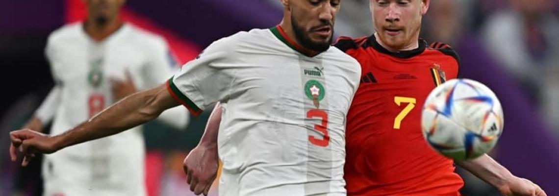 بالصور: مباراة المغرب وبلجيكا  ضمن مباريات كأس العالم قطر 2022