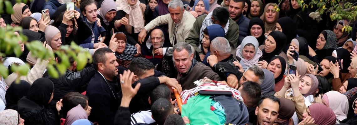 بالصور: من تشييع الشهيدين الشقيقين جواد وظافر ريماوي