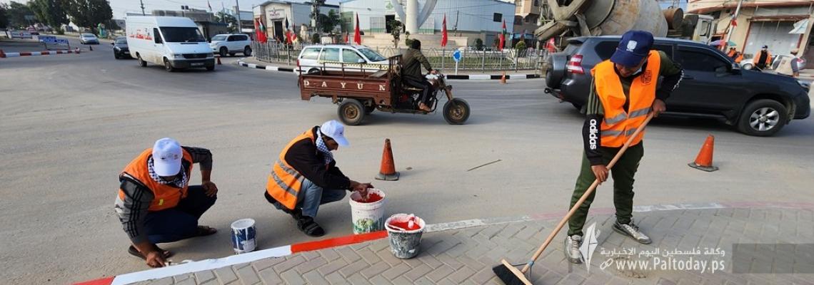 بالصور: انطلاق حملة مجتمعية كبرى في محافظات قطاع غزة بعنوان "غزة جميلة"