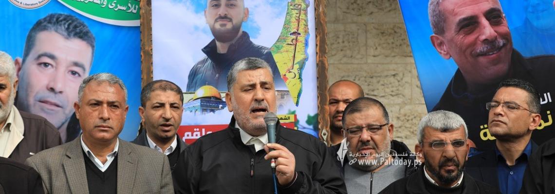 بالصور: لجنة الأسرى  تنظم  فعالية لدعم واسناد للأسرى الأبطال