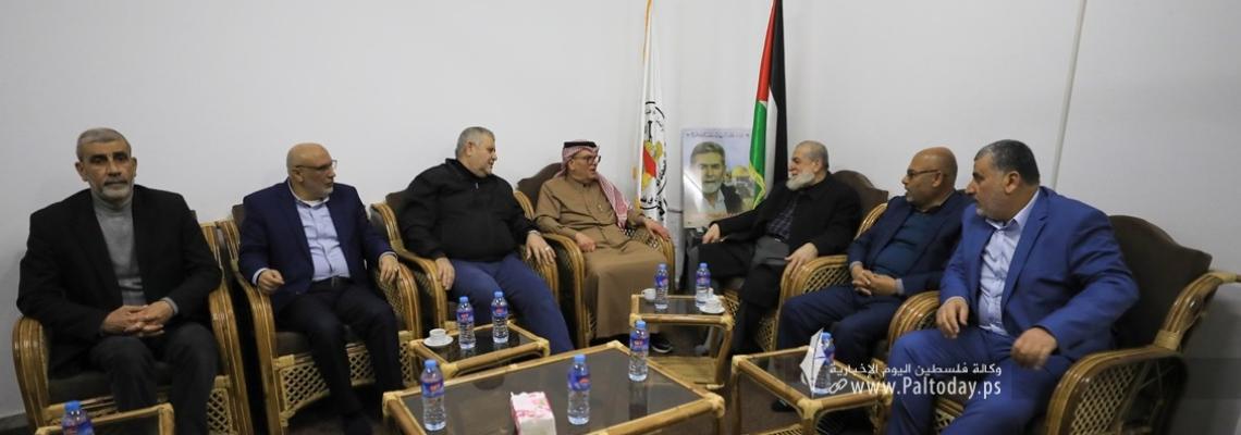بالصور: السفير القطرى محمد العمادي يُنظم زيارة لحركة الجهاد الإسلامي بغزة