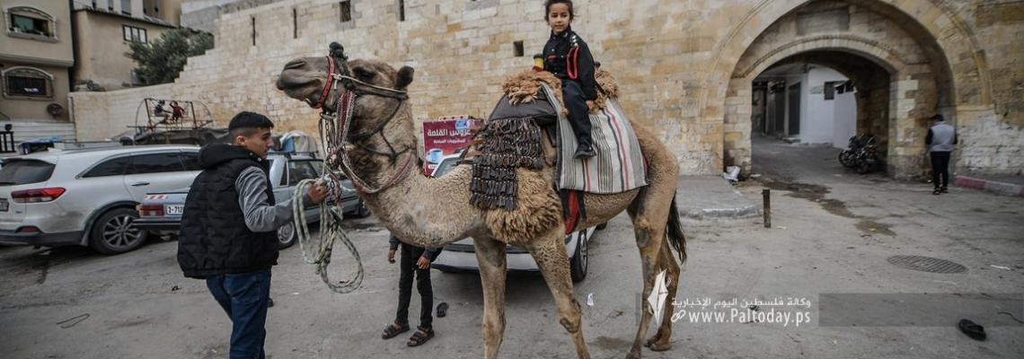 أجواء فرحة الأطفال جنوب قطاع غزة بعيد الفطر السعيد