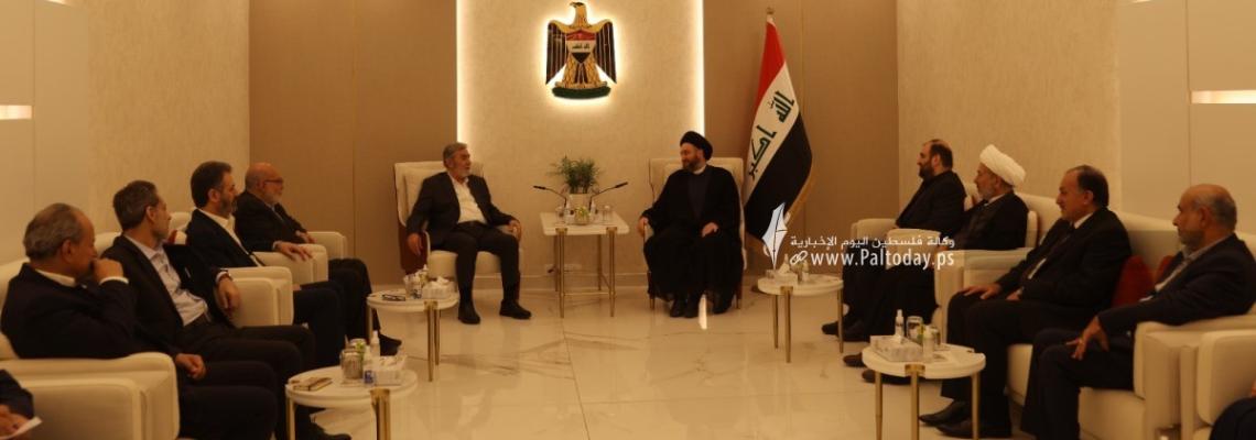 بالصور: زيارة وفد الجهاد الإسلامي برئاسة الأمين العام القائد المجاهد زياد النخالة  إلى العراق.. لقاءات رسمية ودينية وحزبية