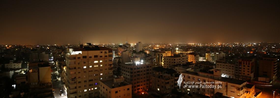 بالصور: شاهد أجواء مدينة غزة فجر اليوم