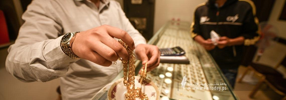 اقبال كبير علي بيع الذهب في قطاع غزة، بعد وصول سعر الغرام ٤٠ دينار