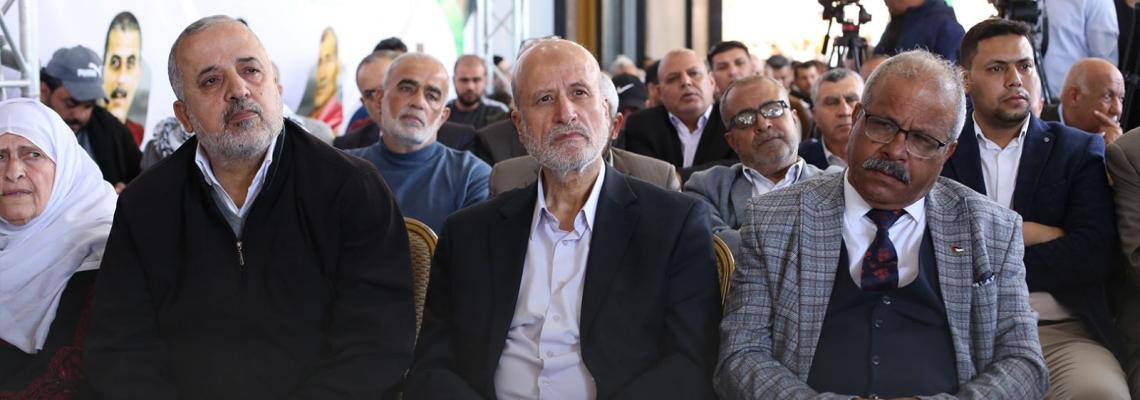 افتتاح المعرض الوطني النوعي الكبير "نتنفـس حرية" في قاعة الشاليهات الكبرى غرب غزة