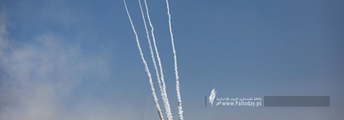 بالصور : معركة "ثأر الأحرار" تتواصل.. في خامس أيّام العدوان.. المقاومة تواصل قصف مستوطنات الاحتلال