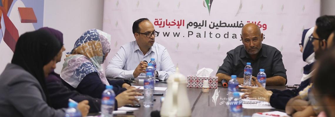 بالصور : "وكالة فلسطين اليوم الإخبارية" تستضيف عضو المكتب السياسي د.وليد القططي في الذكري الـ36 لانطلاقة حركة الجهاد الإسلامي في فلسطين