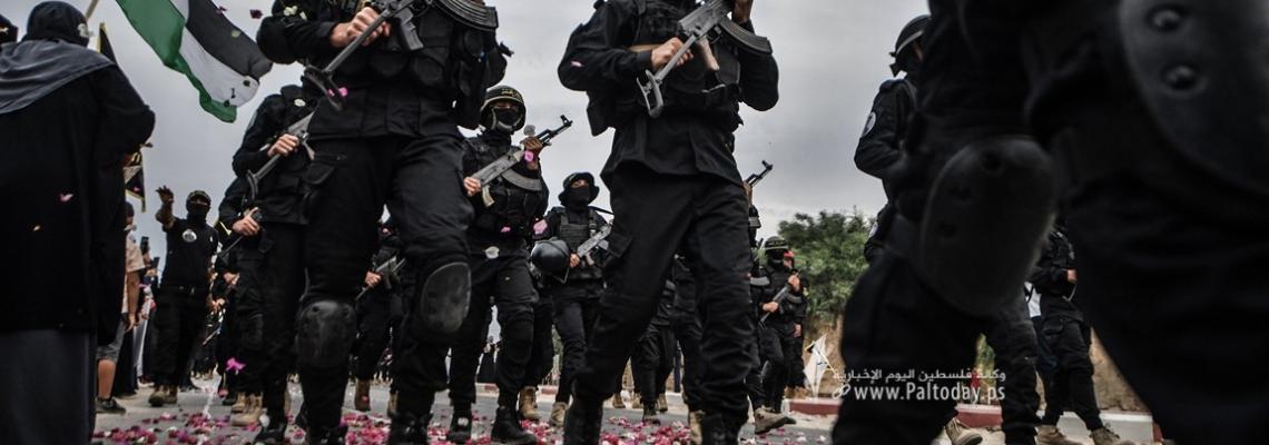بالصور; لقطات مختارة من الاستعراض العسكري المهيب لسرايا القدس في ذكري الإنطلاقة الجهادية ' 36 ' في غزة