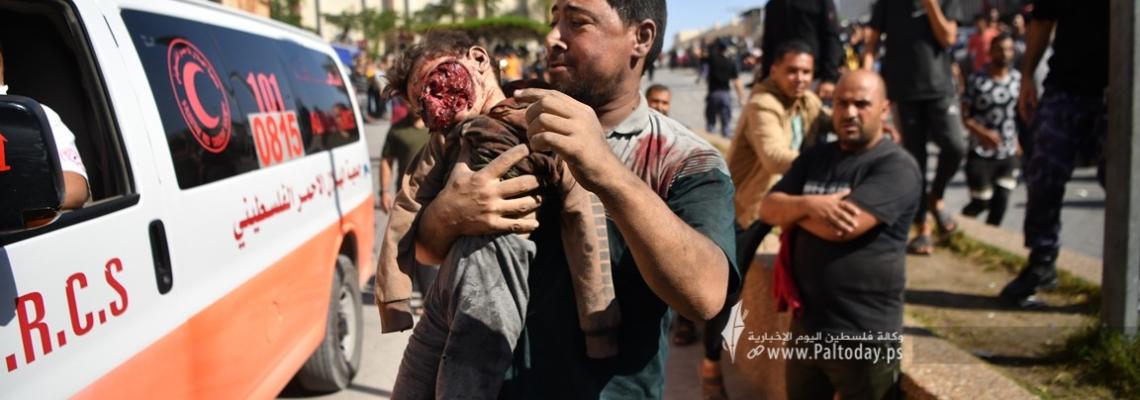 بالصور : مجزرة إسرائيلية جديدة ضد أطفال غزة