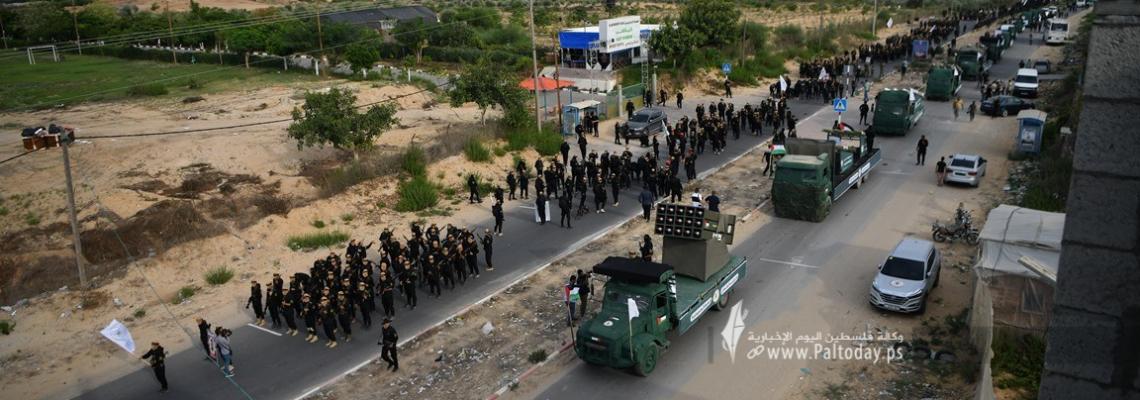 بالصور : عرض تاريخي مهيب لسرايا القدس في ذكرى الإنطلاقة الجهادية "36" في غزة .