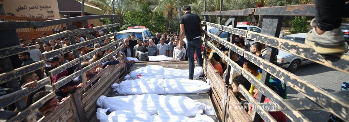 بالصور: الإحتلال الإسرائيلي يرتكب إبادة جماعية بحق المدنيين في قطاع غزة