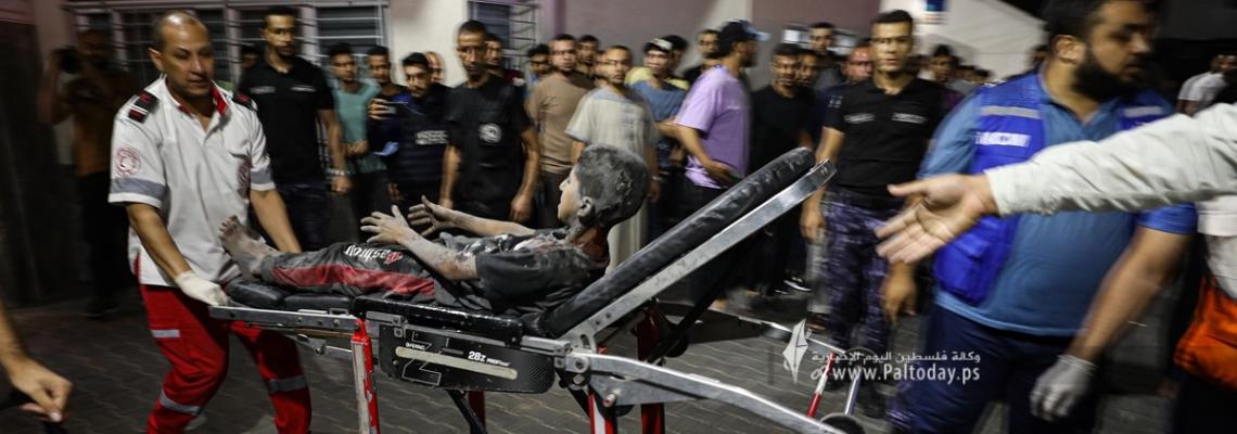 بالصور :  إصابات في صفوف المواطنين وأضرار كبيرة في منازلهم إثر تدمير قوات الاحتلال لمسجد الشيخ أحمد ياسين بمخيم الشاطئ