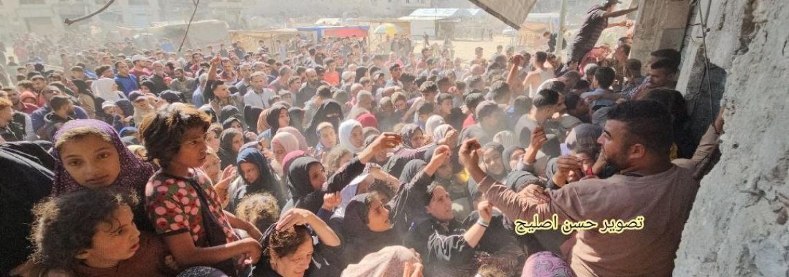 بالصور: بدء انتشار المجاعة جنوب قطاع غزة
