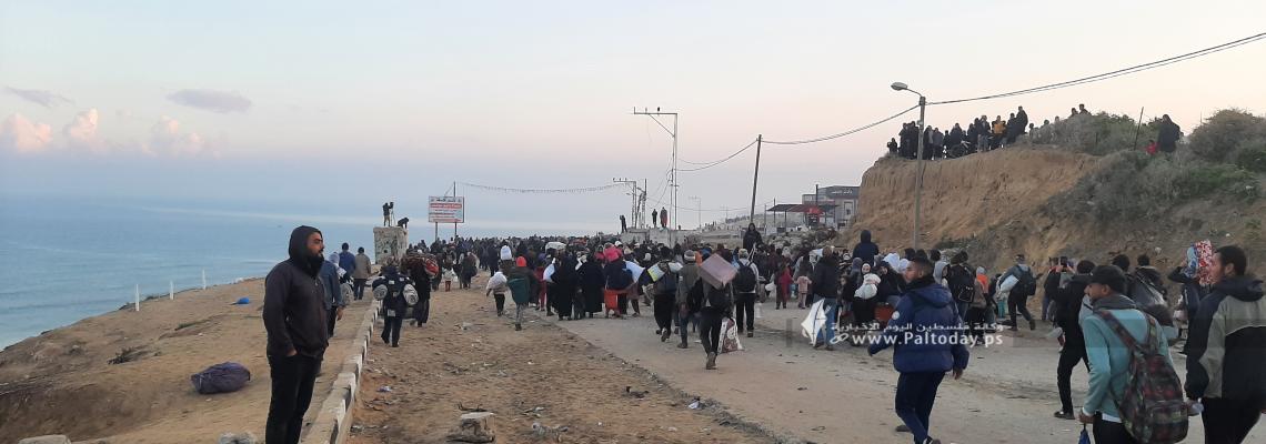مليونية مشهودة.. المواطنون يبكون فرحاً بعودتهم لشمال غزة