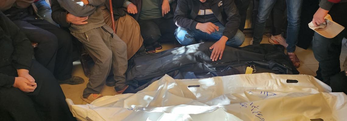 وداع ١٢ شهيد ارتقوا في القصف على خانيونس
