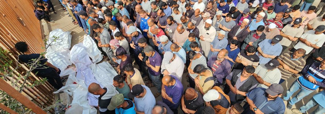 وداع كوكبة جديدة من شهداء القصف على خانيونس