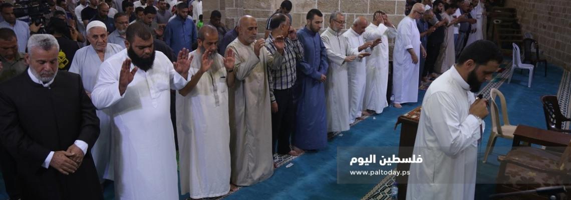 خطبة وصلاة الجمعة من المسجد العمري الكبير بمدينة غزة