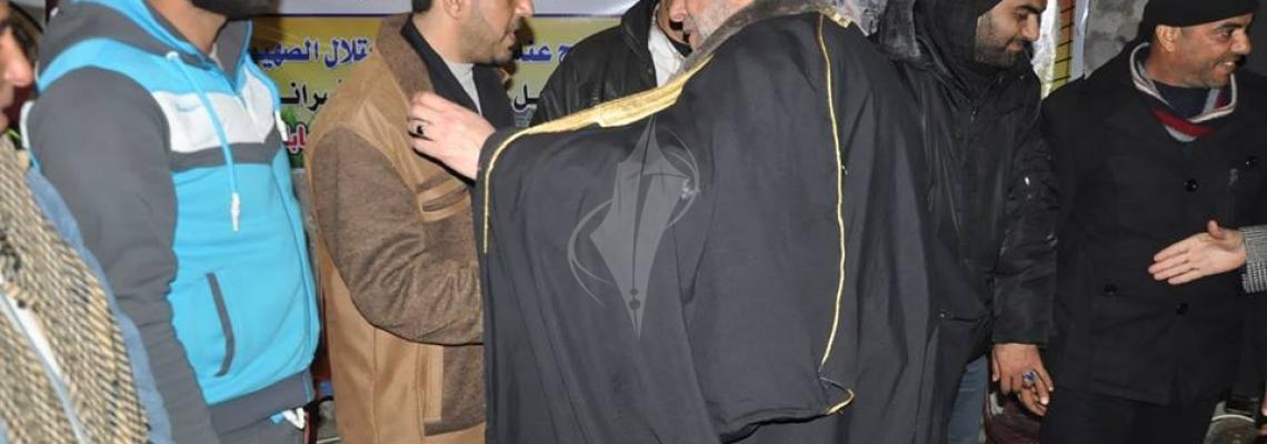 الجهاد بالوسطى تزور الاسير المحرر اياد ابو صبرة بعد خروجه من سجون الاحتلال